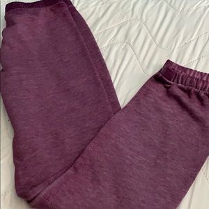 Purple Sweatpants with Stars